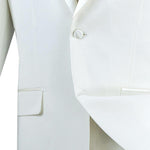 Vinci Slim Fit 2 Piece 2 Buttons Design Tuxedo (Ivory) T-SC900