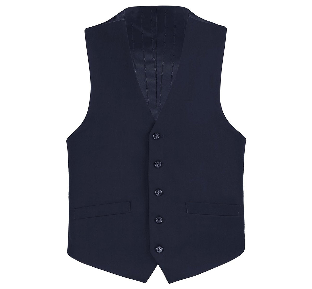 RENOIR Dark Navy Business Suit Vest Regular Fit Dress Suit Waistcoat 201-2