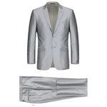 RENOIR Sharkskin Classic Fit Italian Styled Two Piece Suit 207-2