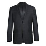 RENOIR Charcoal Two Piece Slim Fit Wool Blend Suit 558-2