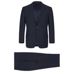 RENOIR Dark Navy 2-Piece Classic Fit Single Breasted Notch Lapel Suit 201-2