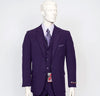 Pacelli 3pc Purple Suit CAMERON-10049