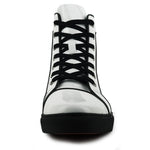 FI-2416 White Patent Leather High Top Sneaker