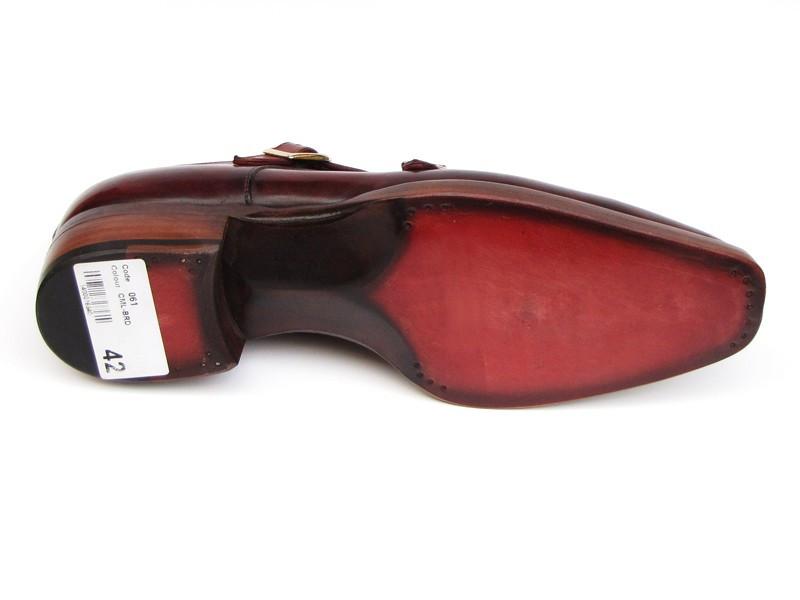 Paul Parkman Double Monkstrap Goodyear Welted Shoes - 061-BRD