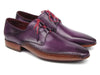 Paul Parkman Ghillie Lacing Handsewn Shoes Purple - 022-PURP