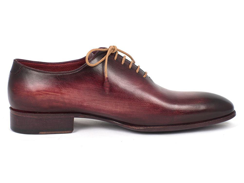 Crafted with couture-level precision, the Paul Parkman Burgundy Wholecut Plain Toe Oxfords - DS65BUR are handmade from exquisite hand-painted calfskin leather. These oxford shoes feature stylish brown laces and showcase elegance from both top and side views.