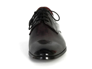 Paul Parkman Anthracite Black Derby Shoes - 054F-ANTBLK