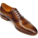 Paul Parkman Captoe Oxfords Brown Leather - 074-CML