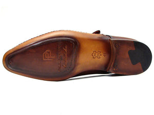 Paul Parkman Single Monkstraps Brown Leather - 69V5E