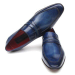 Paul Parkman Loafer Shoes Navy - 068-BLU