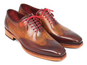 Paul Parkman Wingtip Oxford Goodyear Welted Brown & Camel - 81BRW74