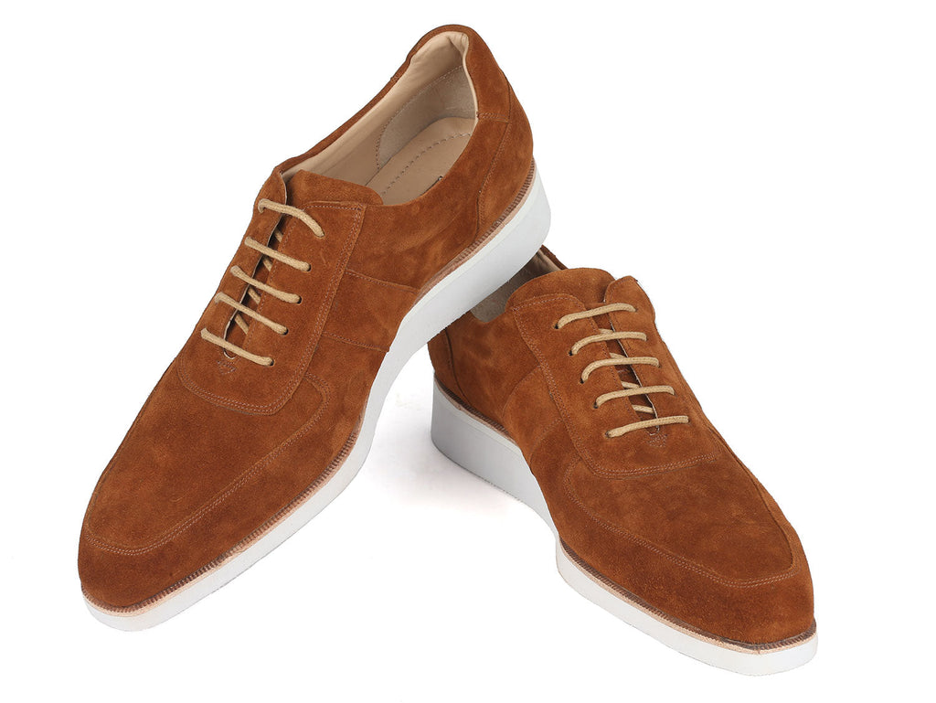 Paul Parkman Men's Casual Shoes Camel Suede - 192-SD-CML