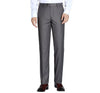 RENOIR Dark Grey Slim Fit Flat Front Wool Suit Pant 508-3