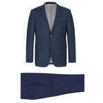 RENOIR Navy Blue 2-Piece Classic Fit Single Breasted Notch Lapel Suit 201-19