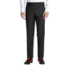 RENOIR Black Slim Fit Flat Front Suit Separate Pants 201-1