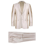 RENOIR Sharkskin Slim Fit Italian Styled Two Piece Suit 207-3