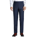 RENOIR Navy Slim Fit Flat Front Suit Separate Pants 201-19
