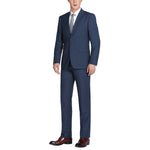 RENOIR Navy Blue 2-Piece Slim Fit Single Breasted Notch Lapel Suit 201-19