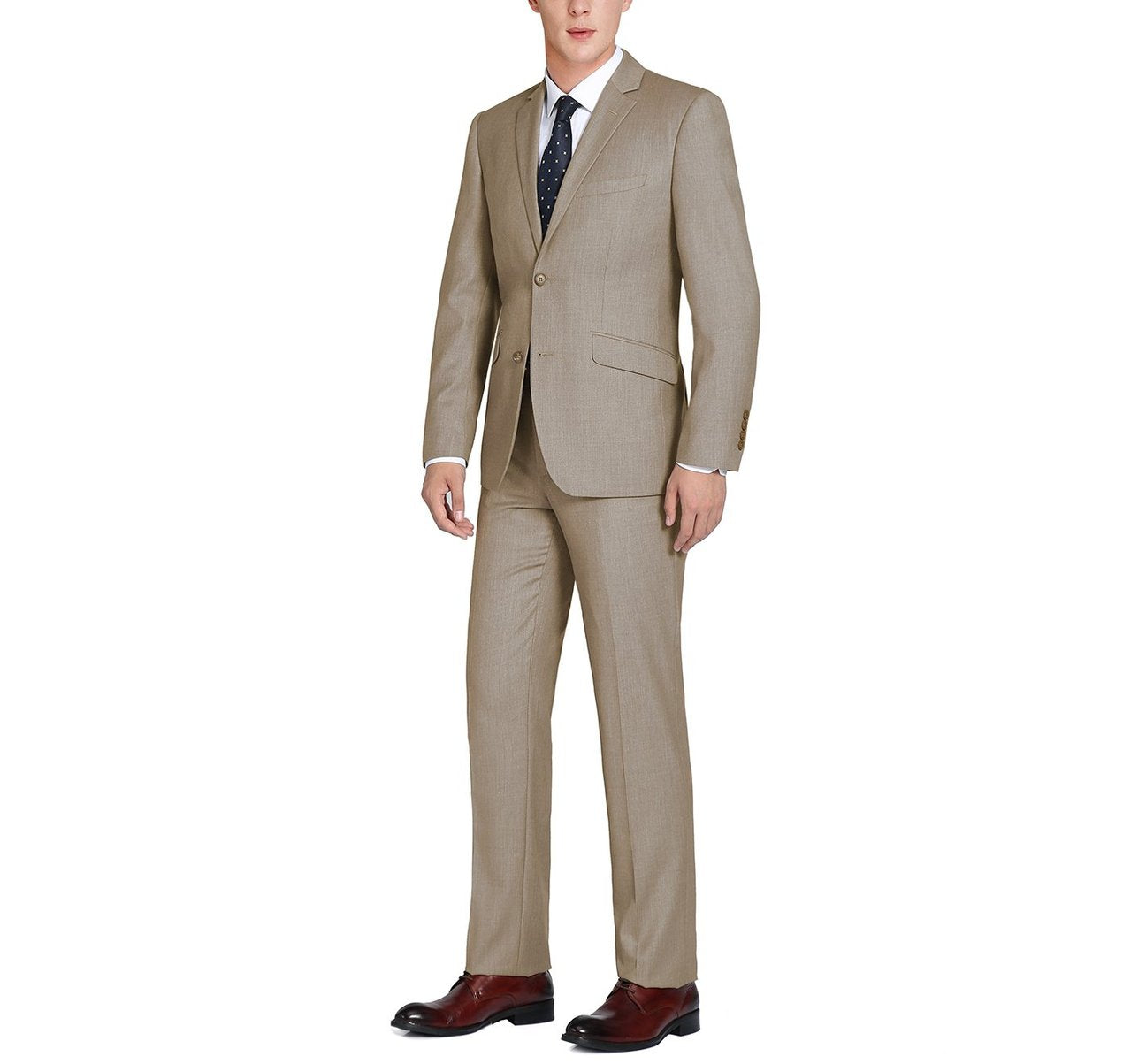 RENOIR 2-Piece Classic Fit Single Breasted 2 Button Suit 202-3