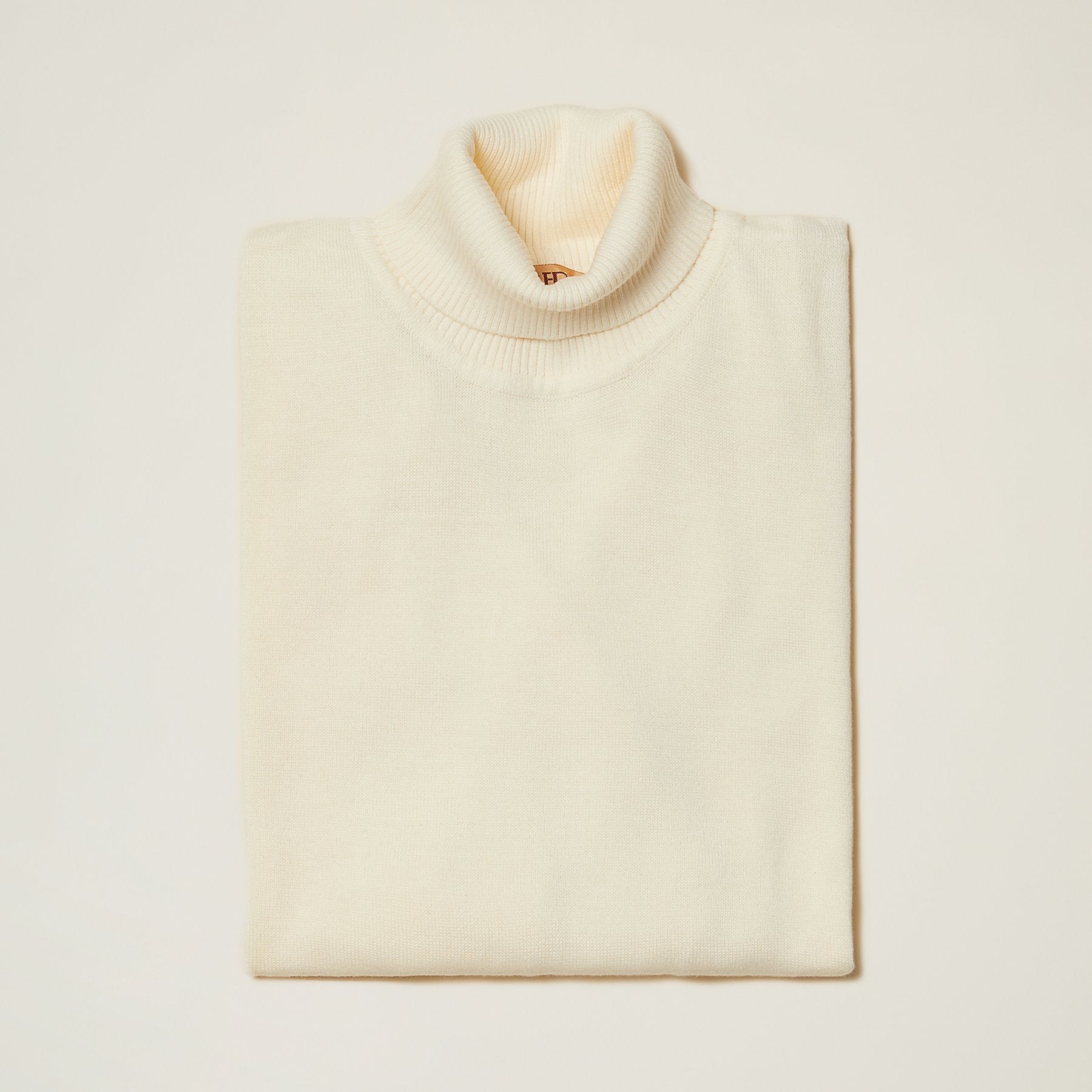 Inserch Cotton Blend Turtleneck Sweater Off White 4708 – Unique Design  Menswear