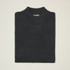 Inserch Cotton Blend Mock Neck Sweater Charcoal 4308