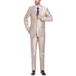 RENOIR Sharkskin Classic Fit Italian Styled Two Piece Suit 207-3