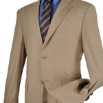 Vinci Regular Fit 2 Piece Suit (Light Beige) 2C900-2