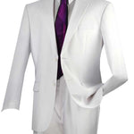 Vinci Regular Fit 2 Piece Suit (White) 2C900-2