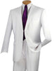 Vinci Regular Fit 2 Piece Suit (White) 2C900-2