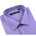 RENOIR Lavender Classic/Regular Fit Long Sleeve Spread Collar Dress Shirt TC624
