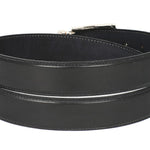 Paul Parkman Leather Belt Hand-Painted Black - B01-BLK