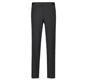 RENOIR Satin Classic Fit Notched Lapel 2-Piece 100% Wool Tuxedo Suit RI508-1