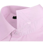 RENOIR Pink Classic/Regular Fit Long Sleeve Spread Collar Dress Shirt TC647