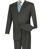 Vinci Regular Fit 2 Piece 3 Button Suit (Charcoal) 3PP