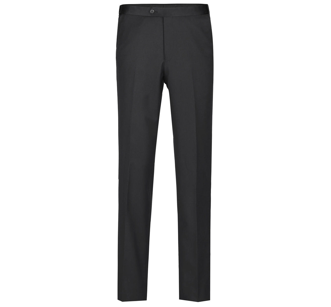 RENOIR Slim Fit Black Tuxedo Peak Lapel Dress Suit 201-1