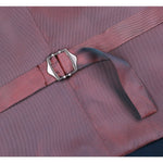 RENOIR Blue Wool Suit Vest Regular Fit Dress Suit Waistcoat 508-19