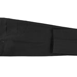 Pellagio Black 5-Pocket Cotton Stretch Washed Flat Front Chino Pants PF20-24