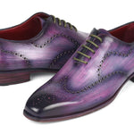 Paul Parkman Men's Wingtip Oxfords Purple - 741-PUR
