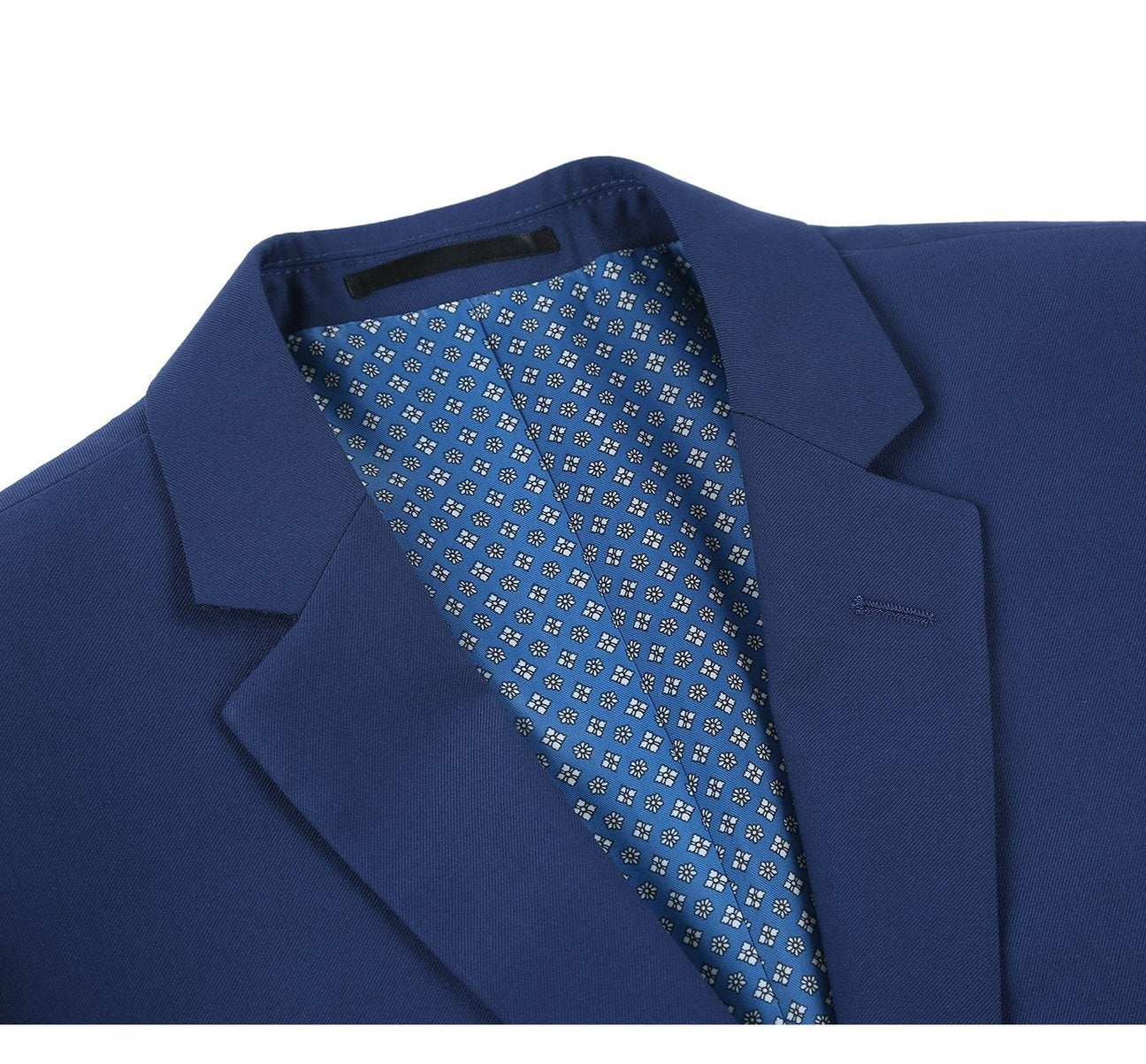 RENOIR Royal Blue 2-Piece Classic Fit Single Breasted Notch Lapel Suit 201-20