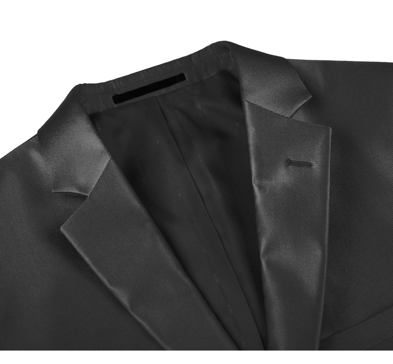 RENOIR Sharkskin Slim Fit Italian Styled Two Piece Suit 207-1
