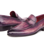 Paul Parkman Men's Purple Patina Penny Loafers - 17PRP33
