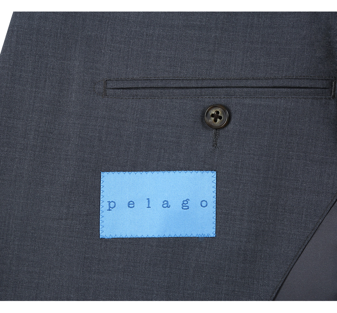 Pellagio Gray Slim Fit Travel Suit Anti-Microbial/ Nature Stretch/ Wrinkle Resistant PF20-18