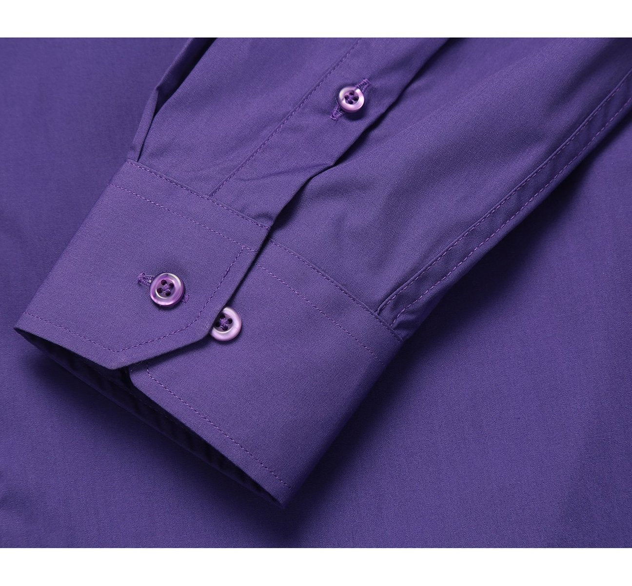 RENOIR Lilac Classic/Regular Fit Long Sleeve Spread Collar Dress Shirt TC640