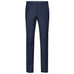 RENOIR Blue Slim Fit Flat Front Wool Suit Pant 508-19