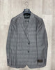Canaletto Grey Plaid Porto Modern Fit Pure Wool Suit by Vitale Barberis Canonico Cloth CV86.7634/2 (SZIE 36S, 44L ONLY)