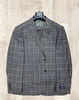 Canaletto Grey/Plum Plaid Dolcetto Modern Fit Pure Wool Suit by Reda Cloth CR188108/1