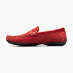 Stacy Adams - CORBY Moc Toe Saddle Slip On - Red - 25513-600