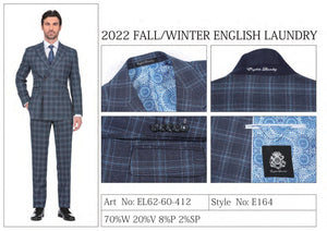ENGLISH LAUNDRY Double-Breasted Suit 62-60-412