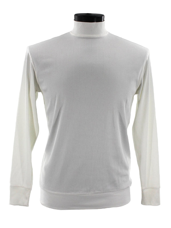 Bassiri Long Sleeve High Neck T-Shirt White (632)