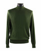 Bassiri L/S Mock Neck Sweater 635-Green